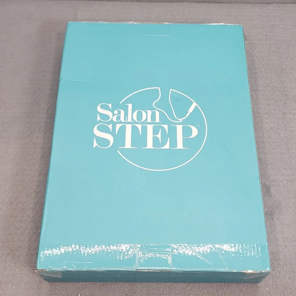Salon Step Deluxe Pedicure Footrest‎ Teal Blue 31542 Home Spa Tool New